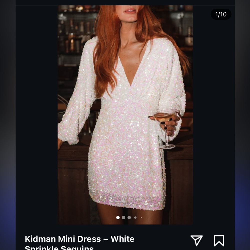 NWT KIDMAN SHOW ME YOUR MUMU SEQUIN DRESS